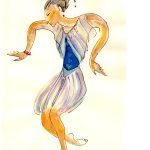 blue dancer